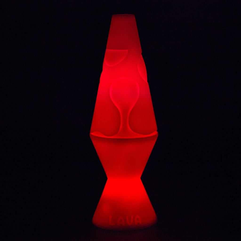 Led LAVA® Lamp - On Red